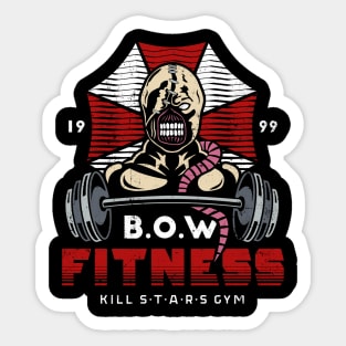 Bio Organic Weapon Fitness Sticker